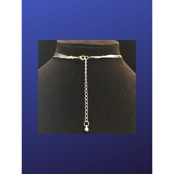 COLDWATER CREEK “Raw” Carnelian 5-Strand Red Bead Choker NecklaceNWOT - Picture 2 of 5